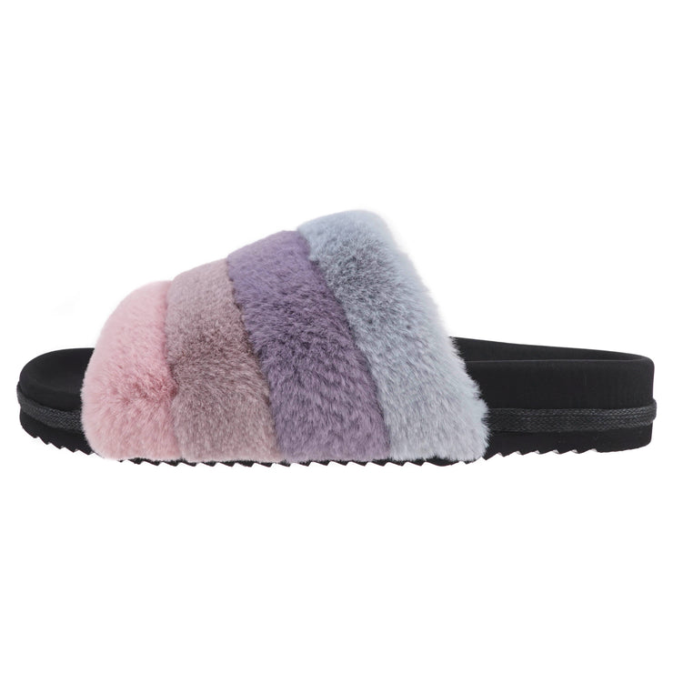 ROAM Prism Slippers Candy Faux Fur