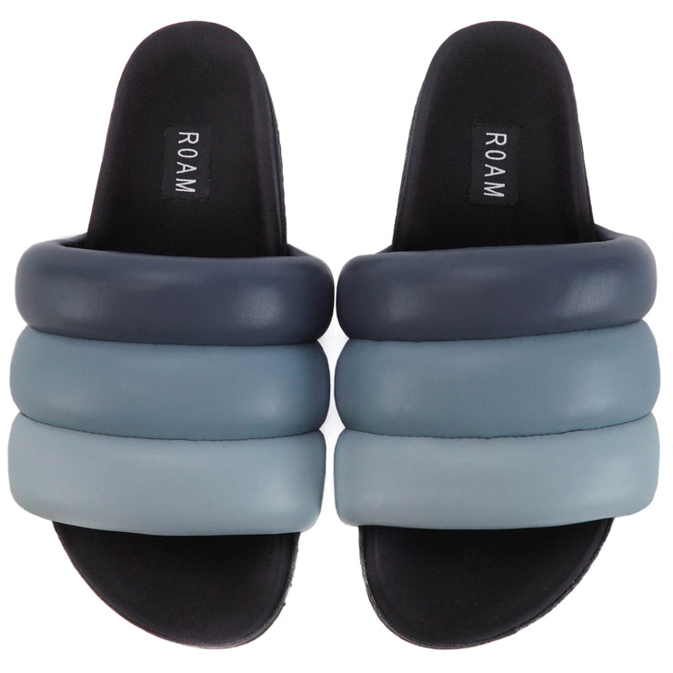 ROAM Puffy Sandals Sky Blue Vegan Leather