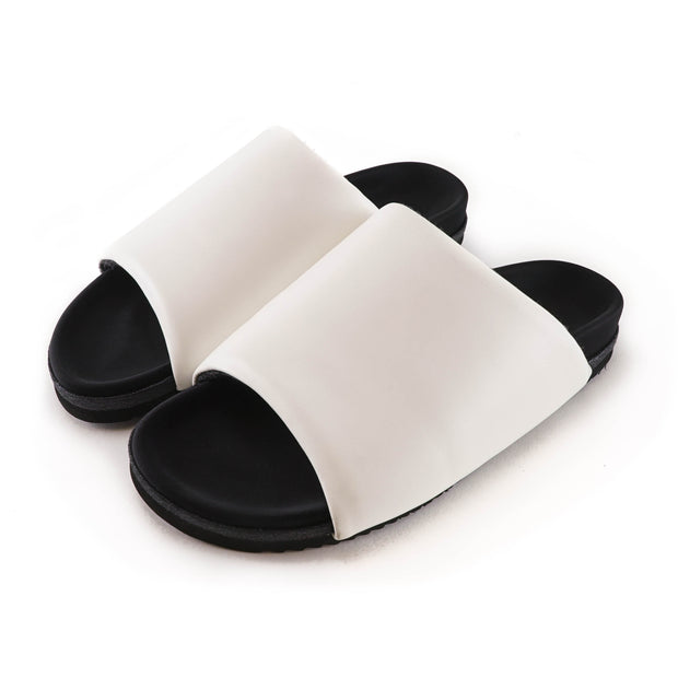 ROAM Slippers White Vegan Leather